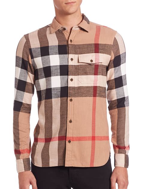 burberry check shirt suit|Burberry Check cotton shirts.